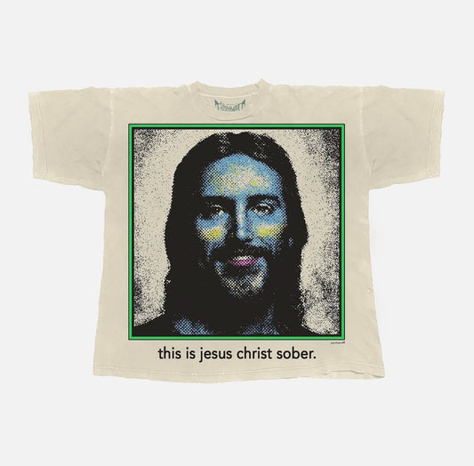 White Jesus Side Effects Tee